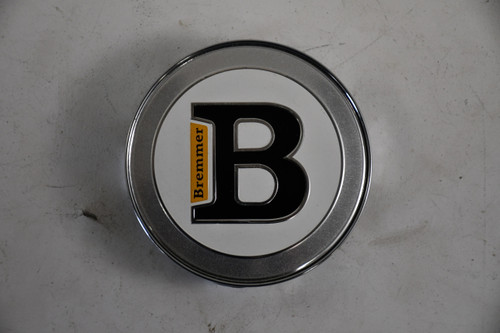 Bremmer Gray / white/ Black and Yellow logo Center Cap Hub Cap BR4-2-CAP 2.645"