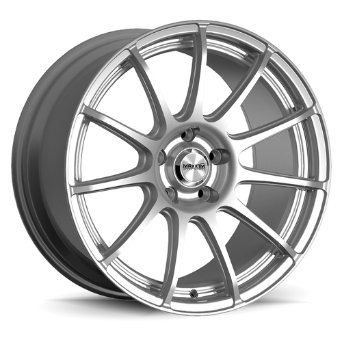 16" Maxxim 10S Winner 16x7 5x100 5x4.5 Full Silver Wheel 40mm Rim