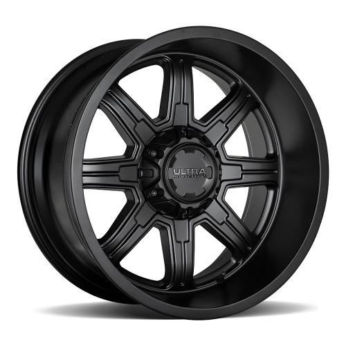 16" Ultra 229SB Menace 16x8 5x135 5x5.5 Satin Black Satin Clear-Coat Wheel 10mm