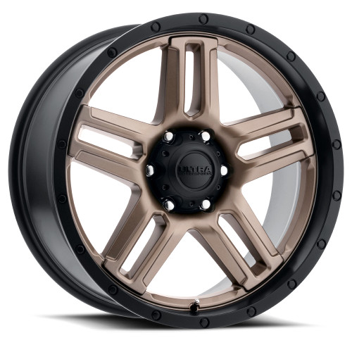 Set 4 20" Ultra 258BZ Prowler Truck Dark Satin Bronze 20x9 Wheels 6x135 18mm Rims