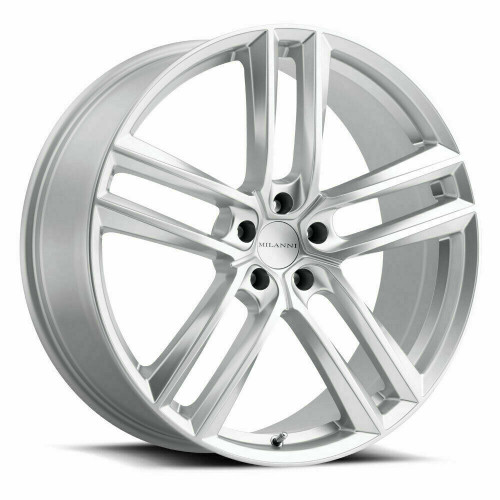 20" Vision Street 475 Clutch Hyper Silver Wheel 20x9 5x4.5 Truck Suv Rim 38mm