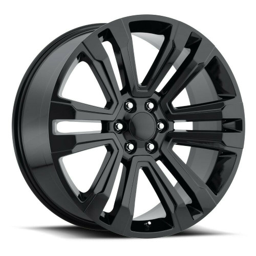 Set 4 22" Voxx Replica DNNZH Gloss Black  Wheels 22x9 6x5.5 31mm Rims