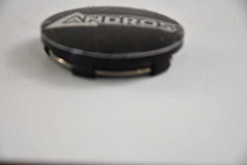 Andros Cap Black Cap with Andros Logo in Chrome - Center Cap S138S62-S2 2.50"