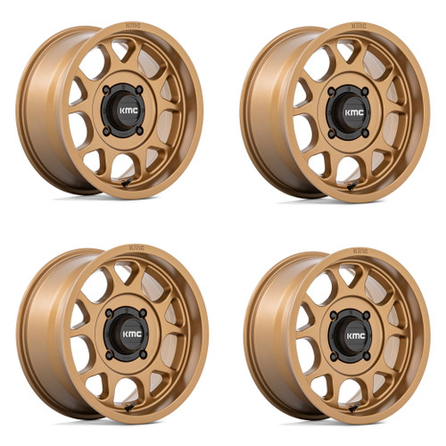 Set 4 KMC Powersports KS137 Toro S Utv 15x7 4x156 Matte Bronze Wheels 15" 10mm Set 4 KMC Powersports KS137 Toro S Utv 15x7 4x156 Matte Bronze Wheels 15" 10mm