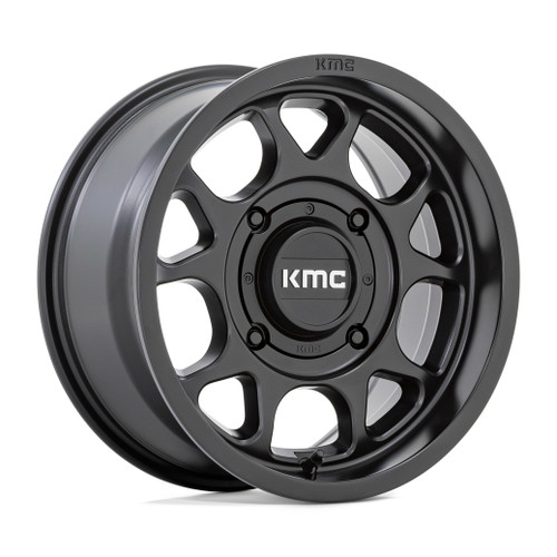 Set 4 KMC Powersports KS137 Toro S Utv 15x7 4x156 Satin Black Wheels 15" 10mm