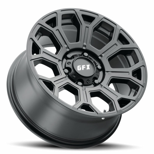 16" Voxx G-FX TR-19 MATTE BLACK Wheel 16x8.5 8x6.5 -6mm Rim