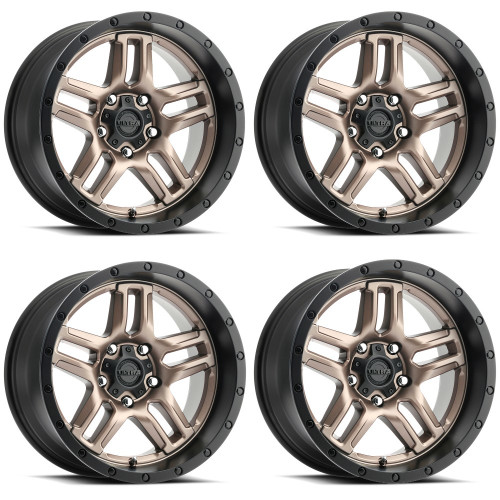 Set 4 20" Ultra 258BZ Prowler Truck  20x9 Wheels 5x5.00 -12mm