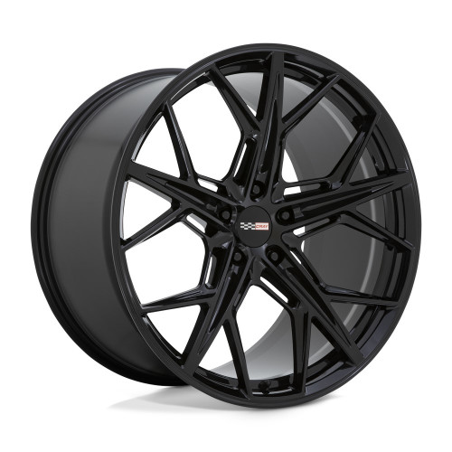 Cray Hammerhead 20x10.5 5x4.75 Gloss Black Wheel 20" 68mm For Corvette Rim