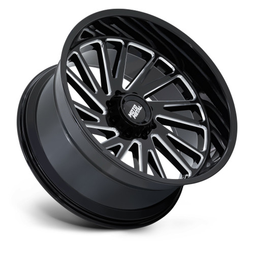 Moto Metal MO811 Combat 20x10 8x180 Gloss Black Milled Wheel 20" -18mm Truck Rim
