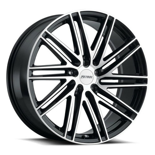 Petrol P1C 20x8.5 5x4.5 Gloss Black W/ Machined Face Wheel 20" 40mm Rim