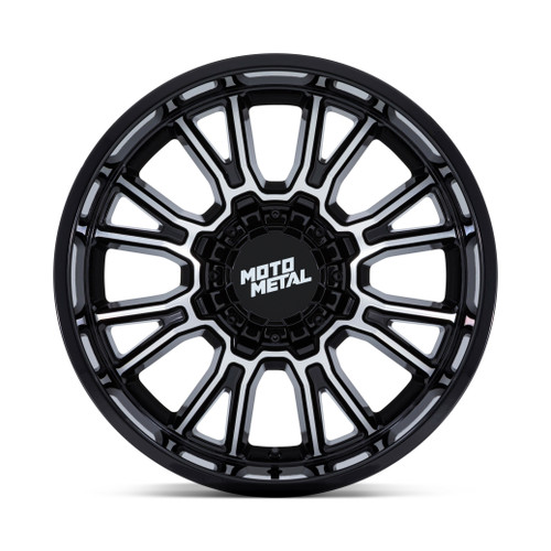 Moto Metal MO810 Legacy 17x9 8x6.5 Gloss Black Machined Wheel 17" 20mm Rim