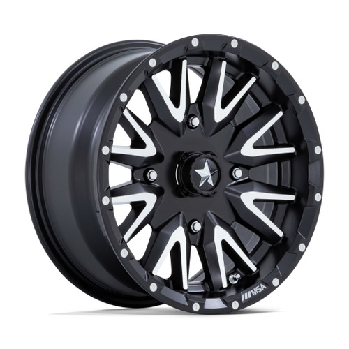 MSA Offroad Wheels M49 Creed 16x7 4x137 Matte Black Machined Wheel 16" 10mm Rim