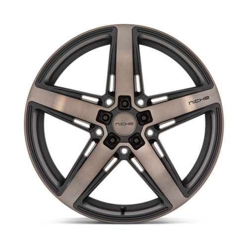 Niche  M271 Teramo 20x10.5 5x112 Matte Black Double Dark Tint Wheel 20" 40mm