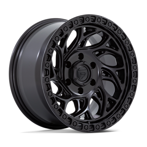 Set 4 Fuel D852 Runner OR 17x9 6x5.5 Blackout Wheels 17" 1mm Rims