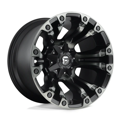 Set 4 18" Fuel D851 Vapor 18x9 5x4.5 5x5 Matte Black Gray Tint Wheels -12mm Rims