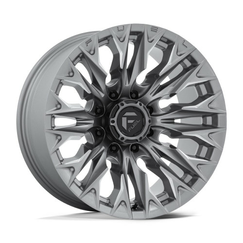 Set 4 20" Fuel D806 Flame 20x10 8x170 -18mm Platinum Wheels For Ford Truck Rims