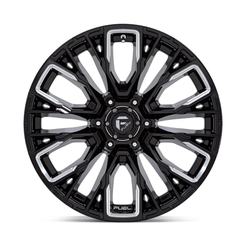 Fuel 1PC D849 Rebar 20x9 6x135 Gloss Black Milled Wheel 20" 1mm Rim Fuel 1PC D849 Rebar 20x9 6x135 Gloss Black Milled Wheel 20" 1mm Rim