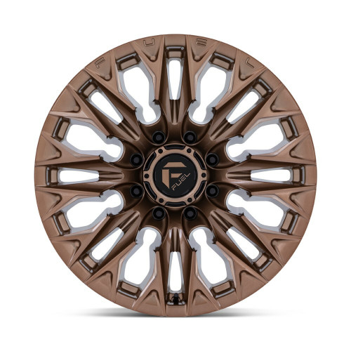 20" Fuel D805 Flame 20x9 8x180 1mm Platinum Bronze Wheel For Chevy GMC Truck Rim