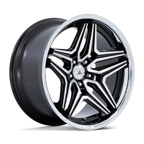 Asanti Black ABL-46 Duke 20x10.5 5x115 Gloss Black Machined Wheel 20" 18mm Rim