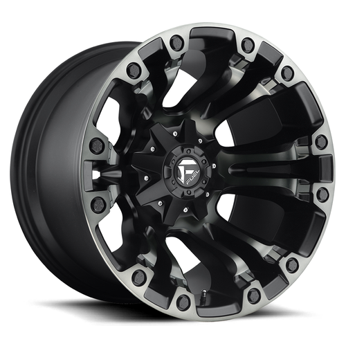 Set 4 Fuel  D569 Vapor 20x9 5x4.5 5x5 Matte Black Double Tint Wheels 20" 1mm