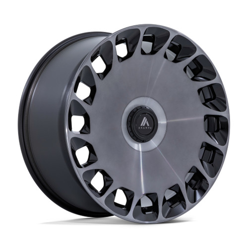 Asanti Black ABL45 Aristocrat 22x10.5 5x112 5x120 Black Machined Wheel 22" 38