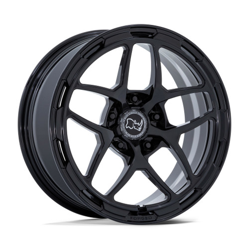 Set 4 Black Rhino Stallberg 18x8 5x130 Gloss Black Wheels 18" 20mm Rims