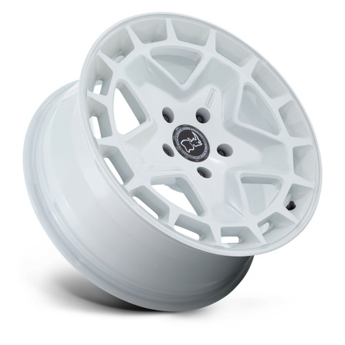 Black Rhino Corsica 18x8 5x130 Gloss White Wheel 18" 20mm Rim