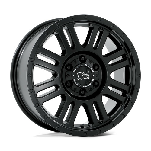 Set 4 Black Rhino Yellowstone 17x8 5x160 Black Wheels 17" 45mm For Ford Rims