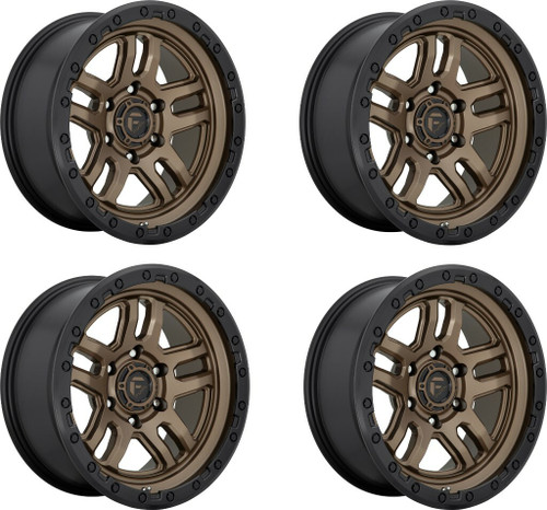 Set 4 20" Fuel D702 Ammo 20x9 6x5.5 Matte Bronze Black Bead Ring Wheels 1mm Rims Set 4 20" Fuel D702 Ammo 20x9 6x5.5 Matte Bronze Black Bead Ring Wheels 1mm Rims