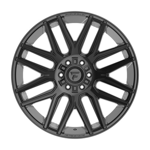 20" Fittipaldi Wheel FA14B 20x10 Gloss Black 6x135 6x5.5 -19mm Lifted Truck Rim