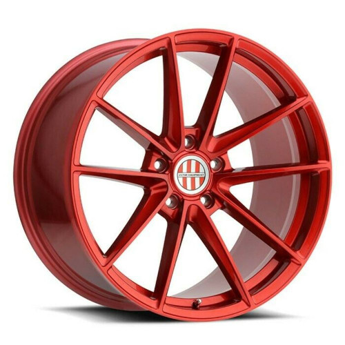 Victor Equipment Zuffen 20x10 5x130 Candy Red Wheel 20" 50mm Rim