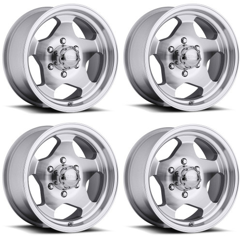 Set 4 15" Ultra 50K Machined Clear Coat 15x7 Wheels 6x5.5 -06mm Truck SUV Rims