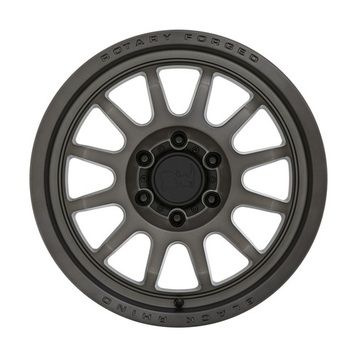 Black Rhino Rapid 20x8.5 6x5.5 Matte Brushed Gunmetal Wheel 20" 0mm Rim