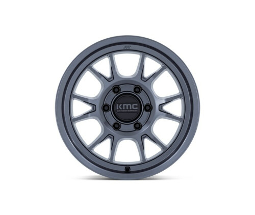 KMC KM729 Range 17x8.5 6x5.5 Matte Anthracite Wheel 17" -10mm For Chevy GMC Rim