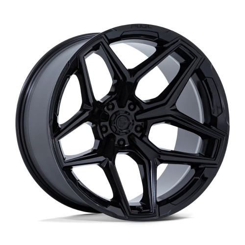 18" Fuel Flux 18x9 6x135 1mm Gloss Black Wheel For Ford Lincoln Truck SUV Rim