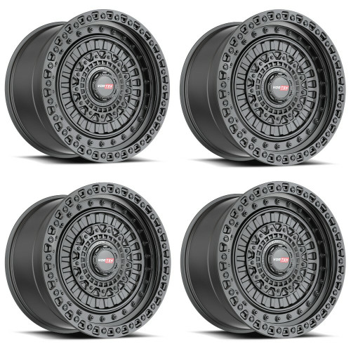 Set 4 20" Vortek Matte Black VRD-703 20x9 6x135 6x5.5 12mm For Ford Chevy GMC Set 4 20" Vortek Matte Black VRD-703 20x9 6x135 6x5.5 12mm For Ford Chevy GMC