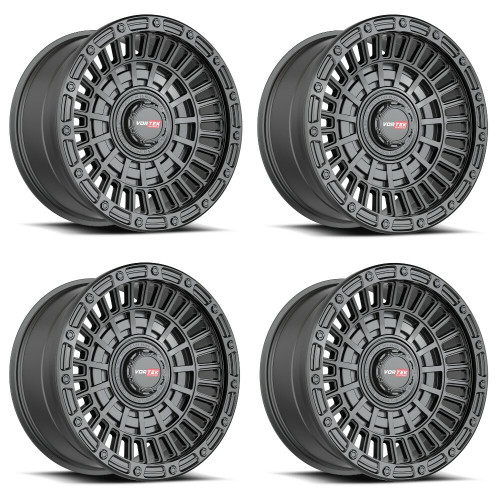 Set 4 20" Vortek Matte Black VRD-705 20x9.5 Wheels 5x5 5x5.5 For Jeep Dodge Rims Set 4 20" Vortek Matte Black VRD-705 20x9.5 Wheels 5x5 5x5.5 For Jeep Dodge Rims