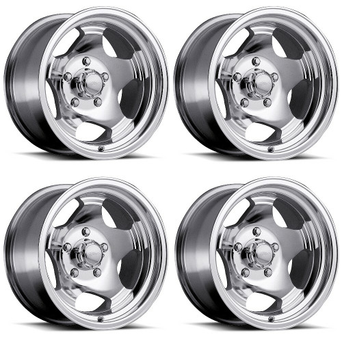 Set 4 15" Ultra 50K Machined Clear Coat 15x7 Wheels 5x4.5 -06mm Truck SUV Rims