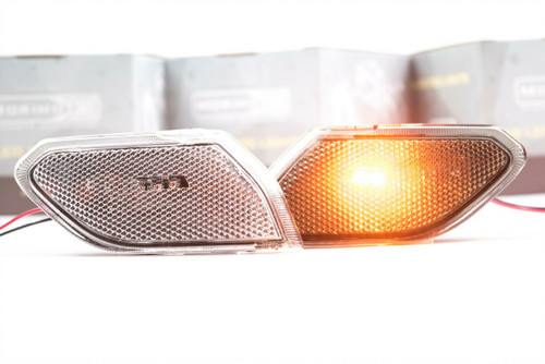 Morimoto XB LED Sidemakers LF511 DRL & Signals For Jeep Wrangler JL 18+ Pair / Smoked