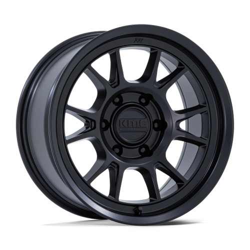 Set 4 KMC KM729 Range 17x8.5 6x4.5 Matte Black Wheels 17" 0mm Truck Rims