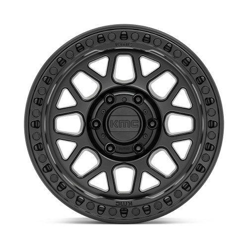 KMC KM549 GRS 17x9 8x180 Satin Black Wheel 17" 18mm For Chevy GMC Truck Rim