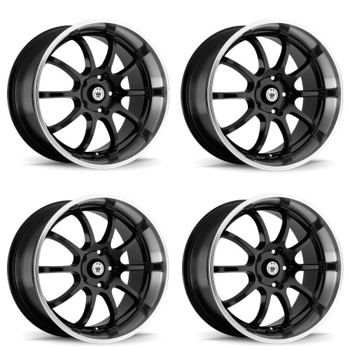 Set 4 16" Konig 26MB Lightning  16x7 Wheels 4x100 4x4.50 +40mm