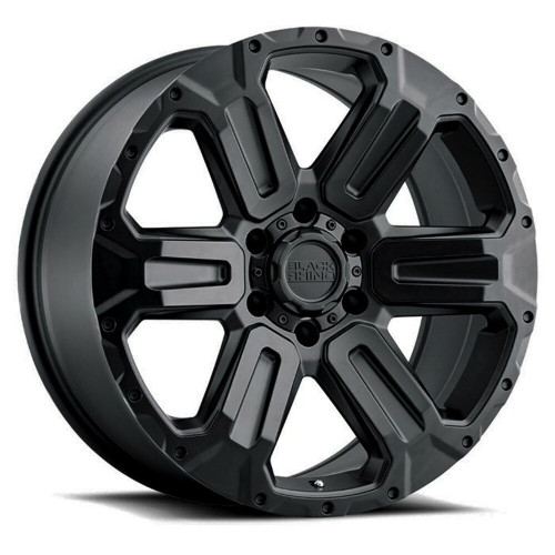 20" Black Rhino Wanaka 20x9 6x5.5 Matte Black Wheel -18mm For Chevy GMC Cadillac