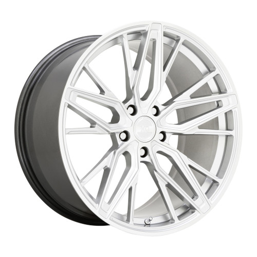 XO Zurich 20x9 5x112 Hyper Silver W/ Mirror Cut Face Wheel 20" 20mm Rim
