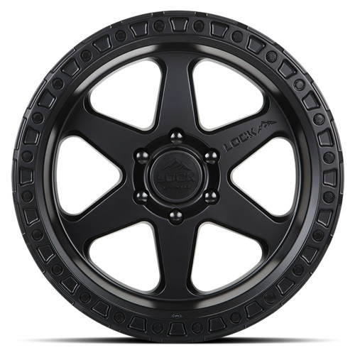 20" Lock Offroad Matte Black Matte Black Ring Olympus 20x10 5x5 -18mm For Jeep