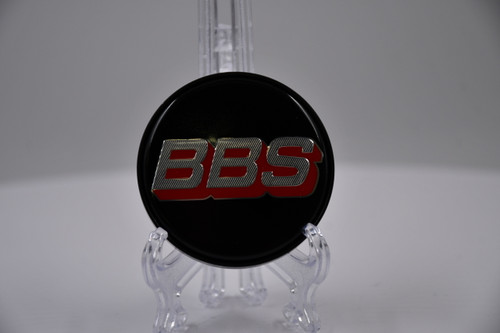 BBS Gloss Black w/Textered Chrome & Red Logo Wheel Center Cap Hub Cap 10025114