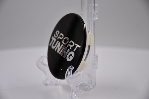 Sport Tuning Gloss Black w/ Chrome Logo Wheel Center Cap Hub Cap MG-P1727Z
