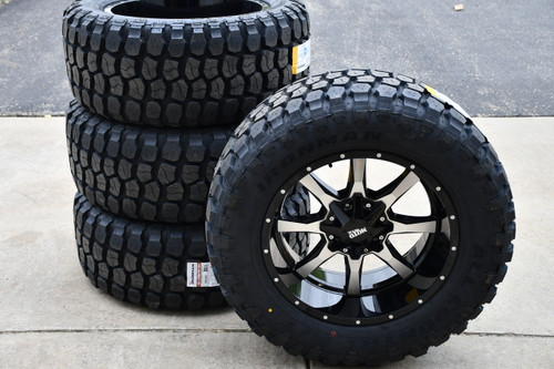 20x10 Moto Metal MO970 Wheel & Tire Package 35x12.50R20 Ironman 5x5 Fits Jeep