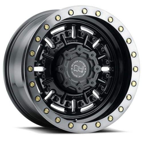 Black Rhino Abrams 20x9.5 6x135 Gun Black Machined Dark Tint Wheel 20" 12mm