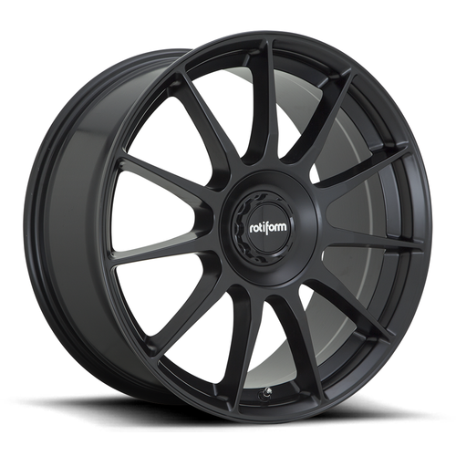 Set 4 Rotiform R168 DTM 17x8 4x100 4x4.5 Satin Black Wheels 17" 40mm Rims